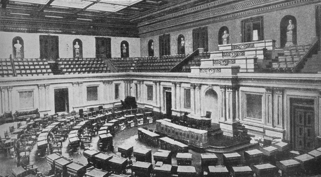 USA:s senat, Washington, 1915 av Unbekannt