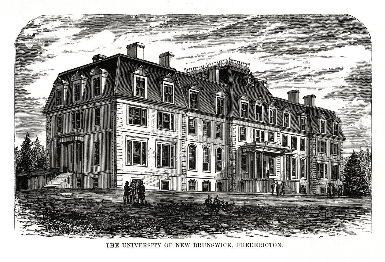 University of New Brunswick, Fredericton, Kanada, 1800-talet av Unbekannt