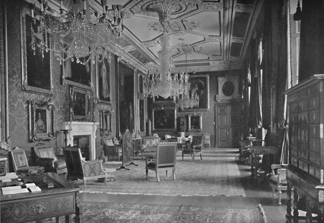 Van Dyck-rummet, Windsor Castle, 1927 av Unbekannt