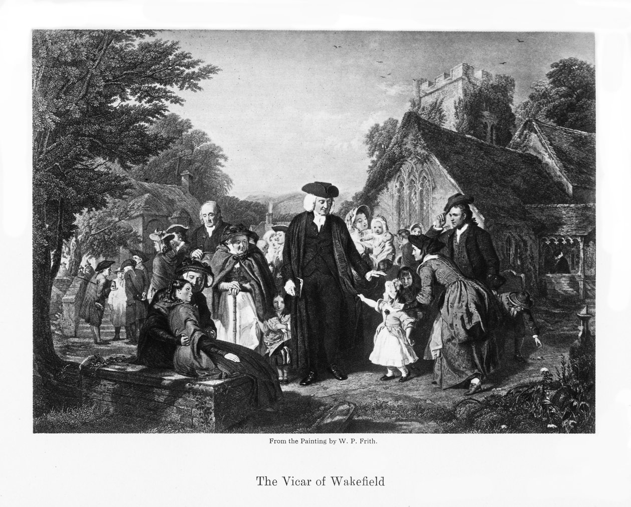 The Vicar of Wakefield, c1850 av Unbekannt