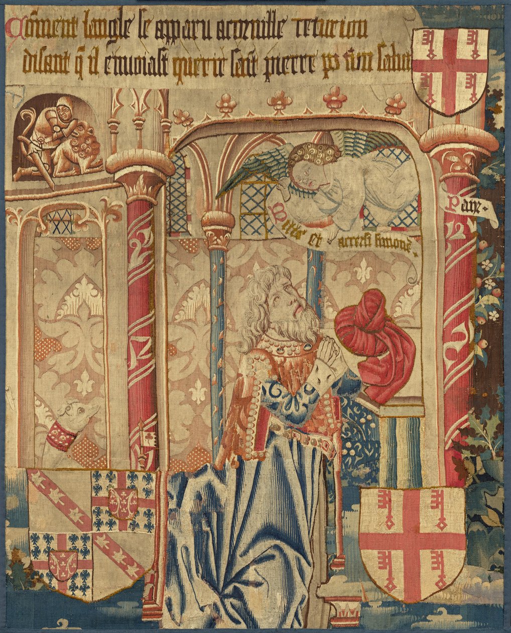 Centurionen Cornelius vision, ca. 1460. av Unbekannt