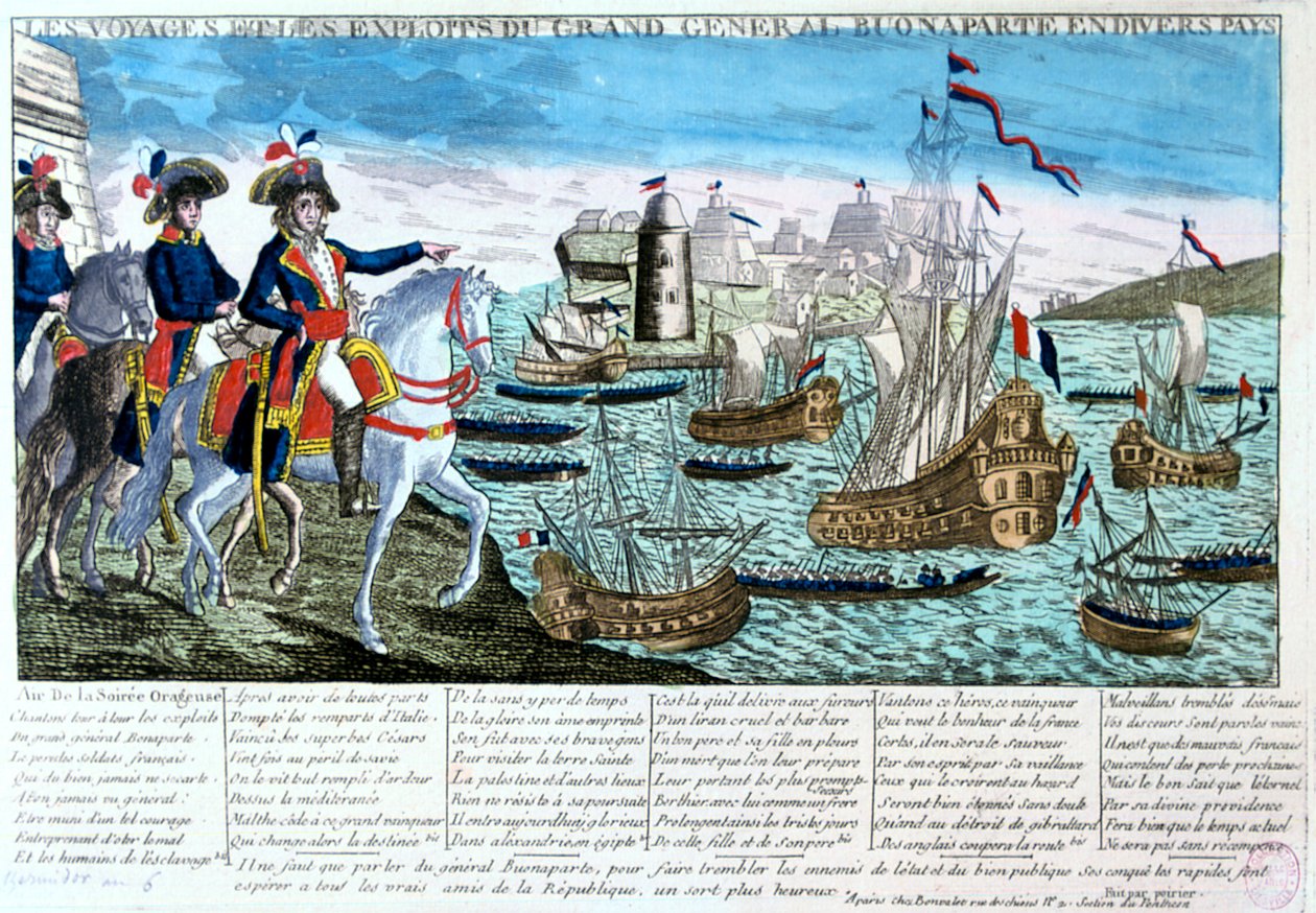 General Bonapartes resor och utnyttjande, 1800-talet av Unbekannt