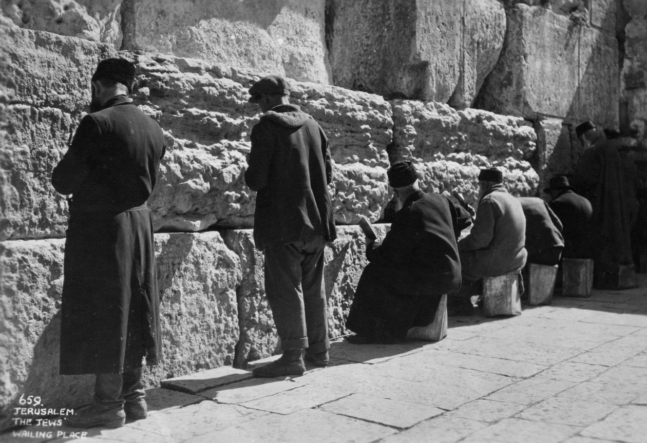 Klagomuren, Jerusalem, c1920-c1930s av Unbekannt