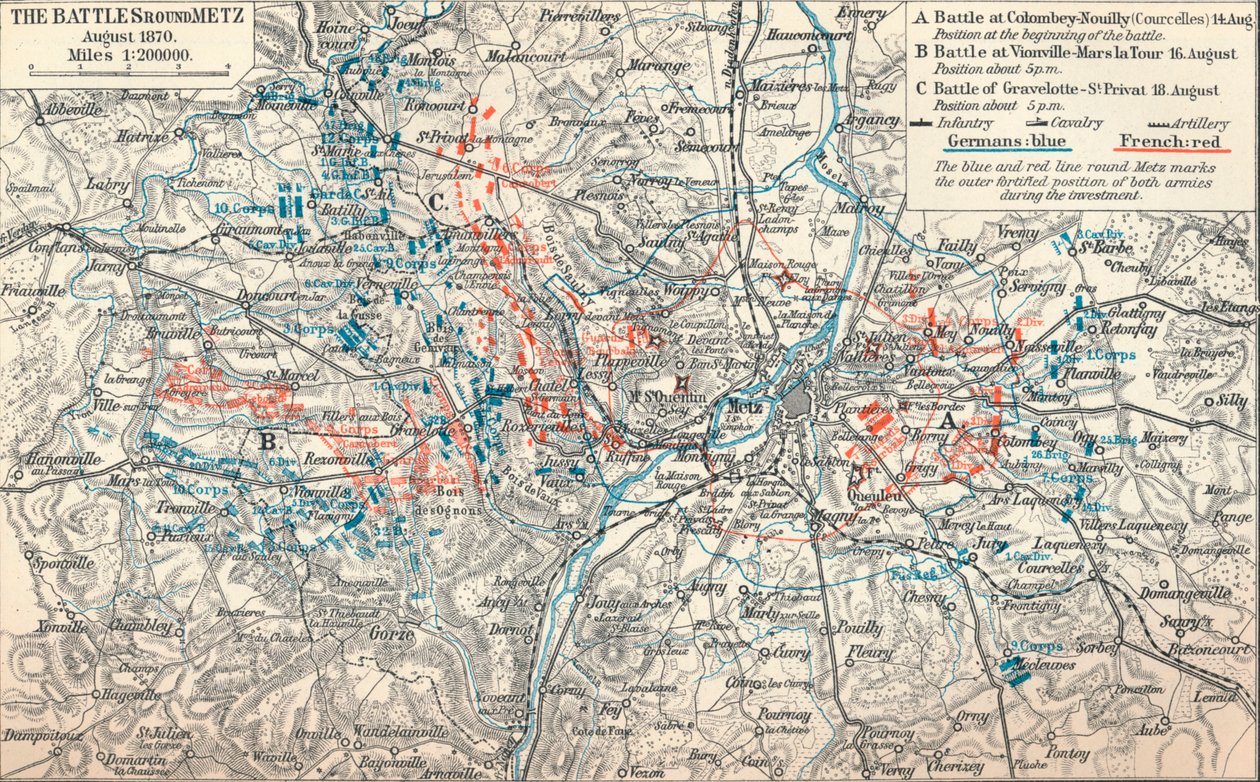 Kriget 1870-71. Från den preussiska generalstabens planer och andra källor, 1907 av Unbekannt
