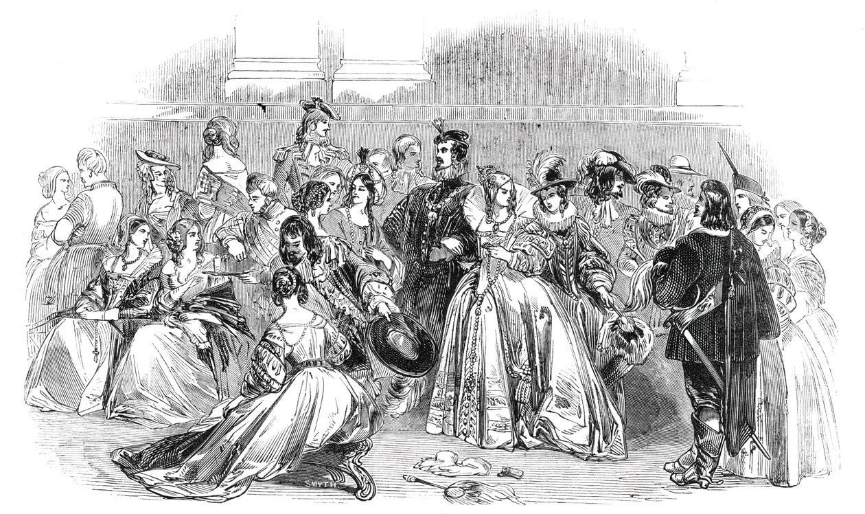 Waverley Ball, 1844. av Unbekannt