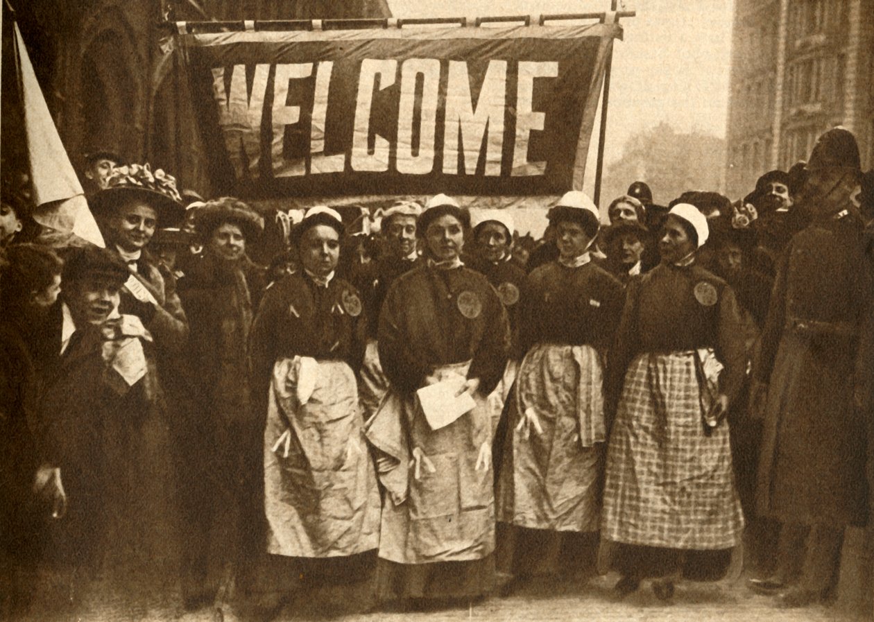 The Welcome to the Victims of Masculine Tyranny 1908, 1933. av Unbekannt