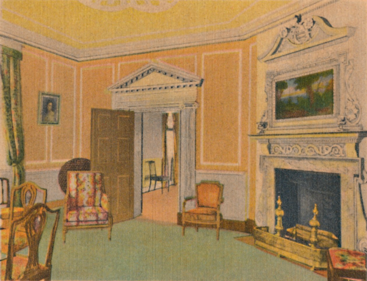 The West Parlour, 1946 av Unbekannt