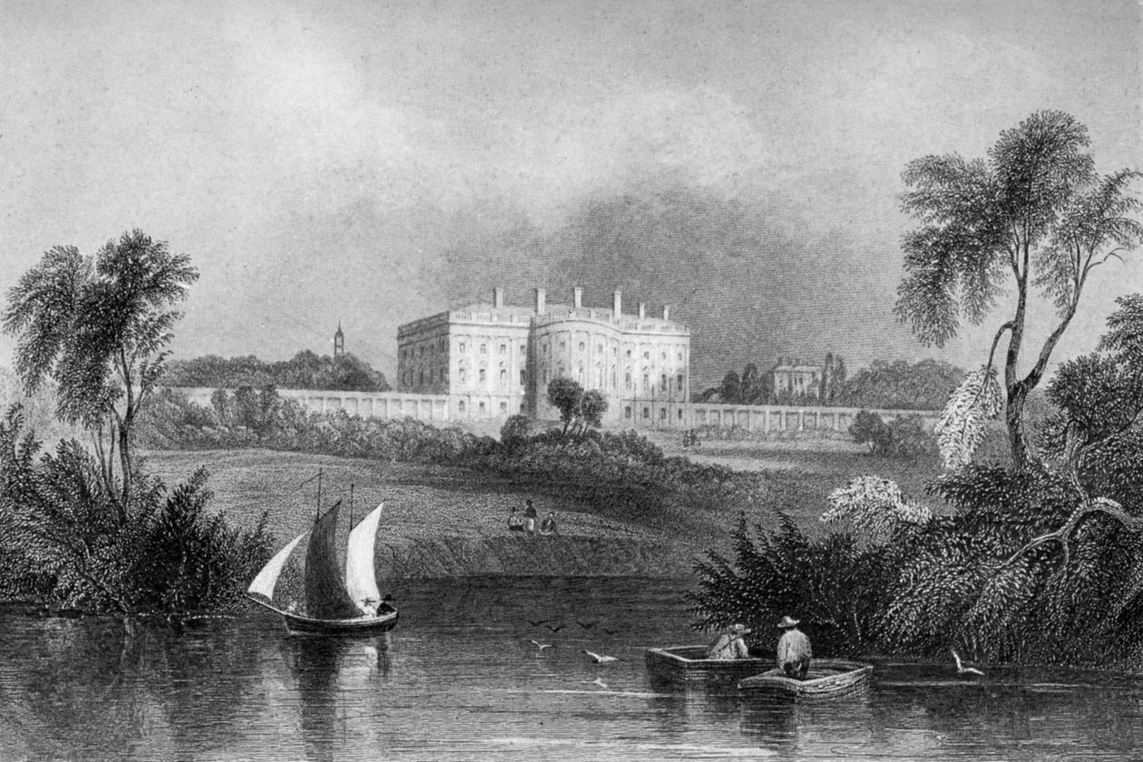 Vita huset, Washington D.C., USA, 1841 1908 av Unbekannt