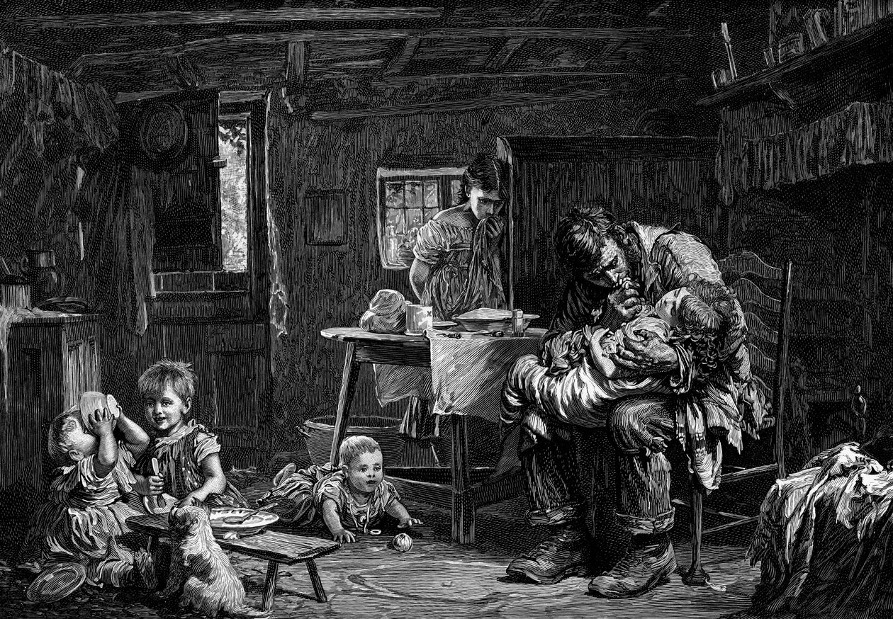 Änkemannen, 1882 av Unbekannt