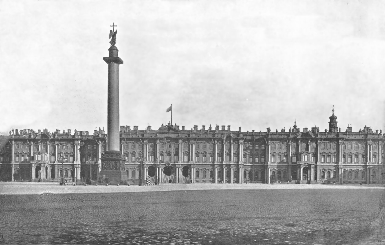 Vinterpalatset, St Petersburg, Ryssland, 1895. av Unbekannt