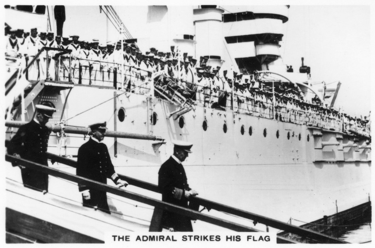 Amiralen slår sin flagga, HMS Warspite, 1937 av Unbekannt