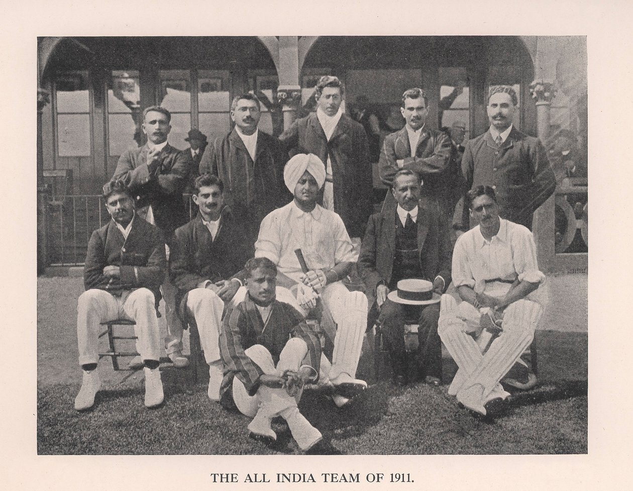 Det hela Indiens cricketlag från 1911 1912 av Unbekannt