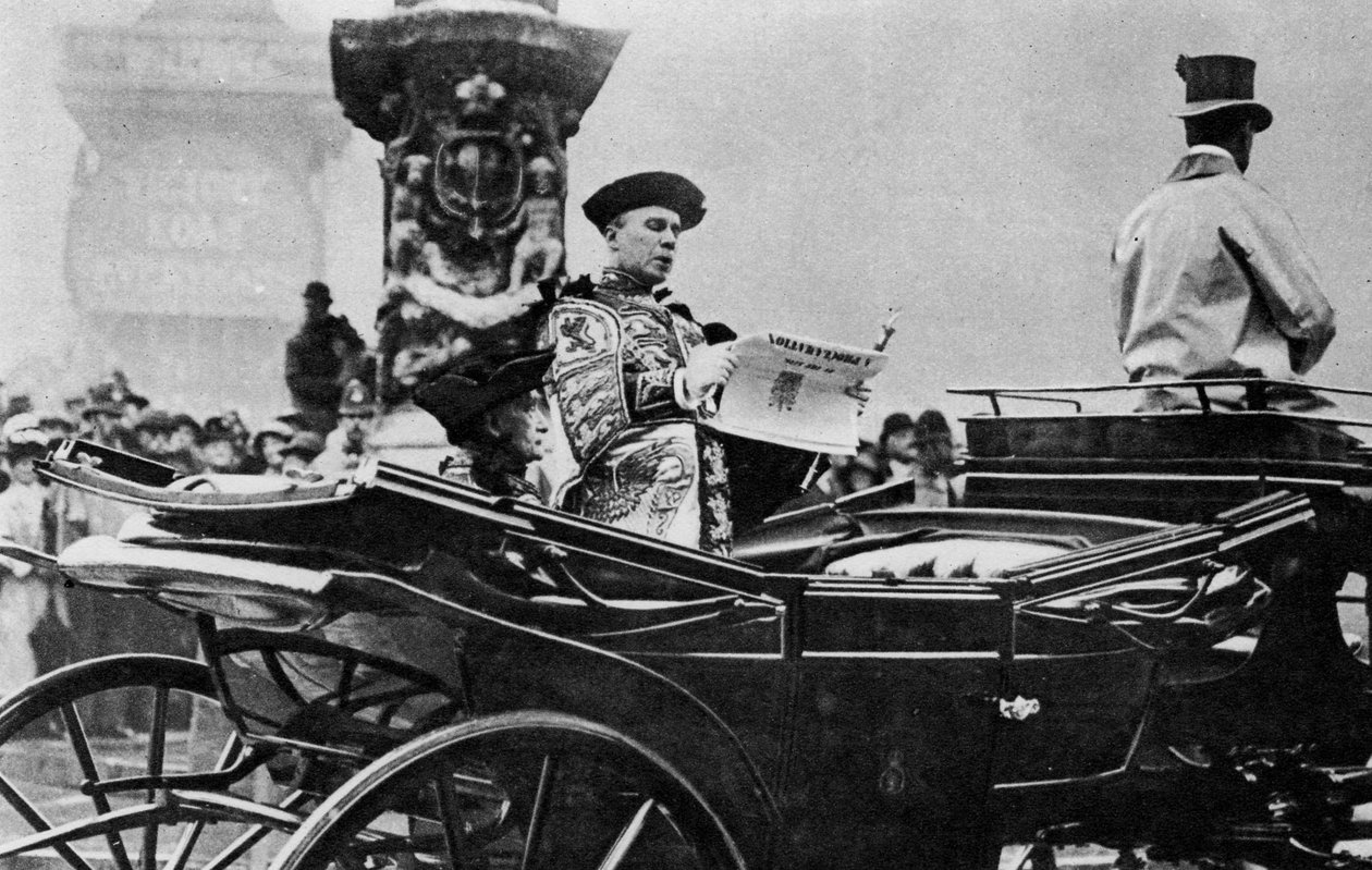 Tillkännagivandet av Versaillesfördraget i hela England genom kunglig proklamation, 1919, 1937 av Unbekannt