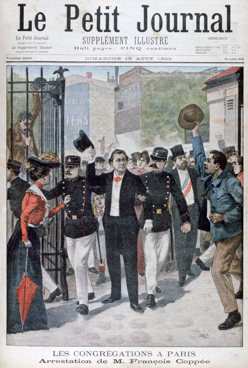 arresteringen av Francois Coppee, 1902 av Unbekannt