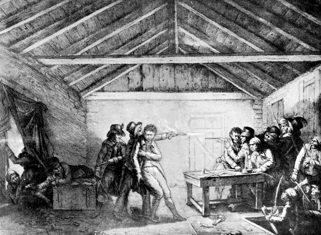 Gripandet av Catos gatukonspiratörer, 23 februari 1820, 1901 av Unbekannt