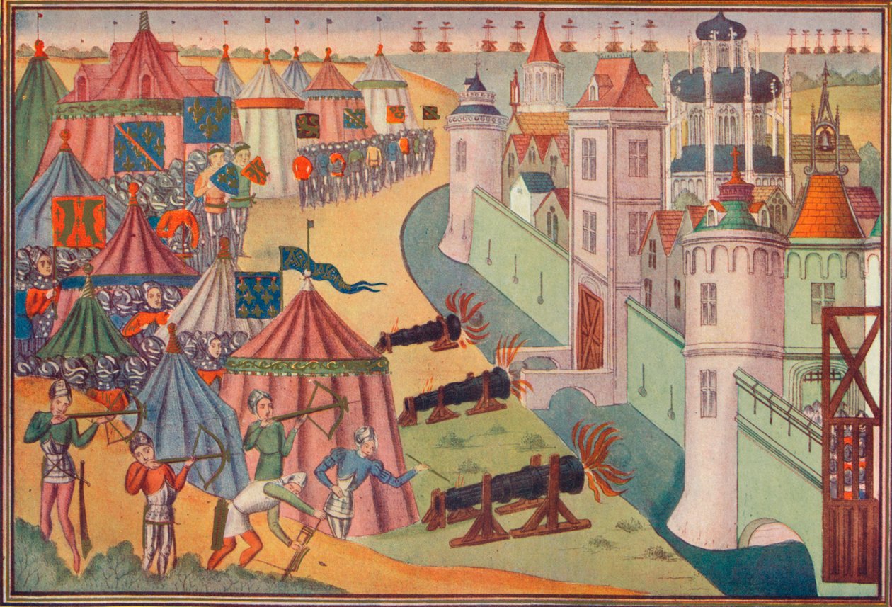 Anfallet på den starka staden Afrika, 1390 1905 av Unbekannt