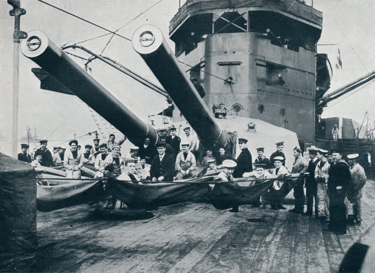 De stora kanonerna från HMS New Zealand, c1914 av Unbekannt