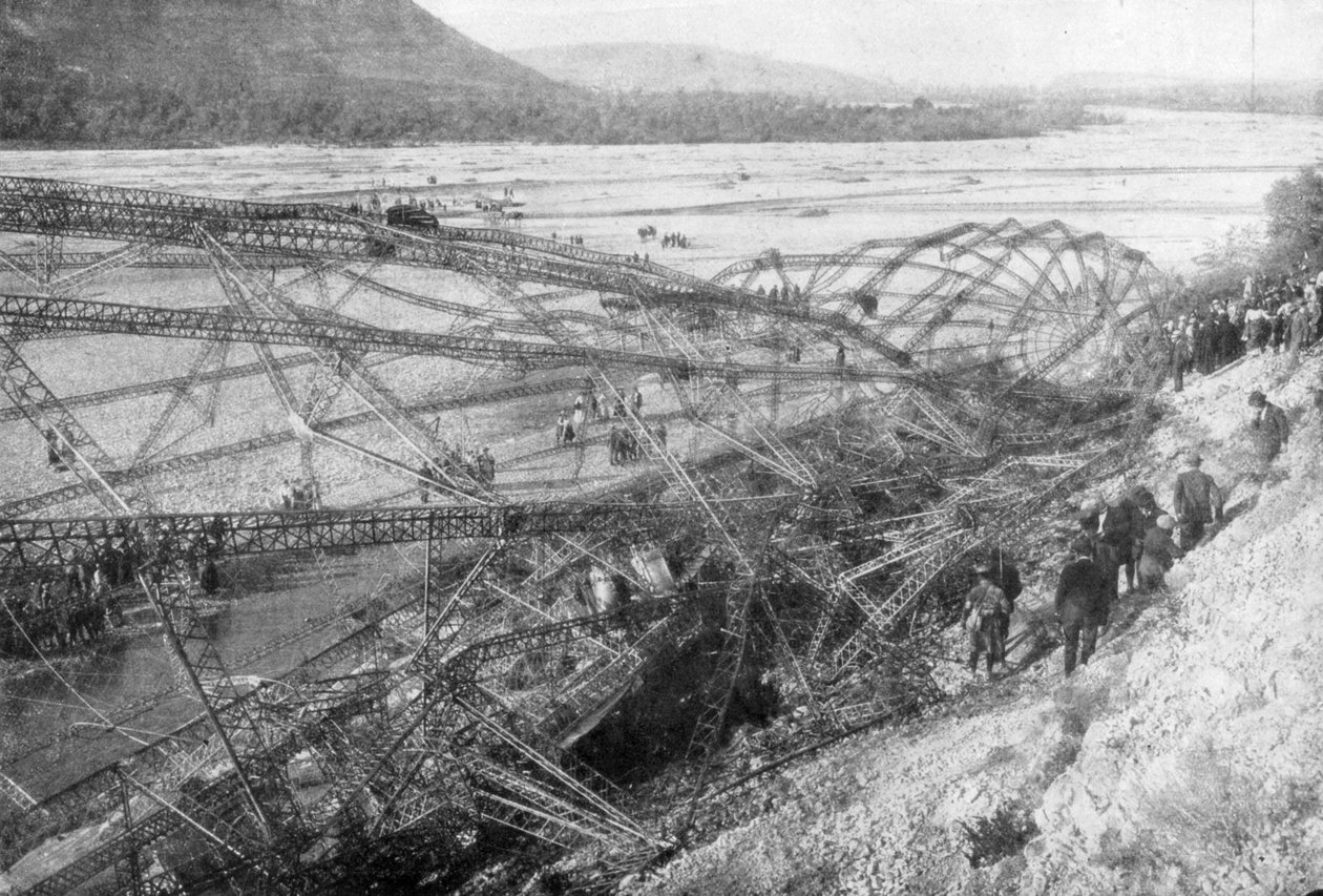 Kadaveret av Zeppelin LZ85 L45, 20 oktober 1917 av Unbekannt