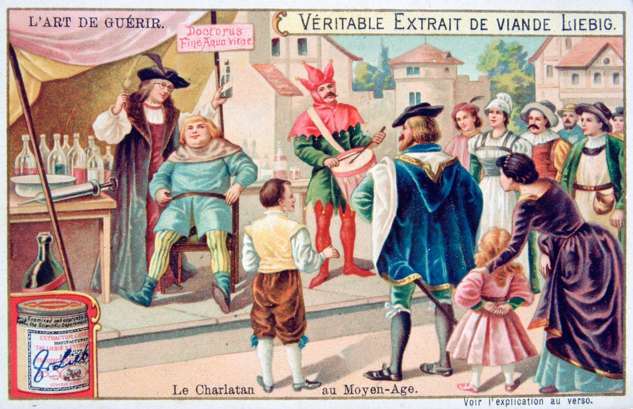 Medeltidens charlatan, c1900 av Unbekannt