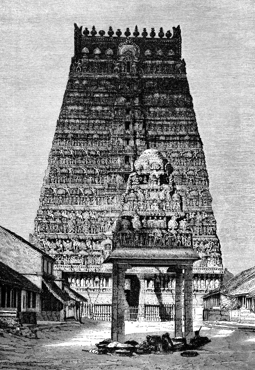 CF Tower OP Mallen i Kumbakonam, Indien, av Unbekannt