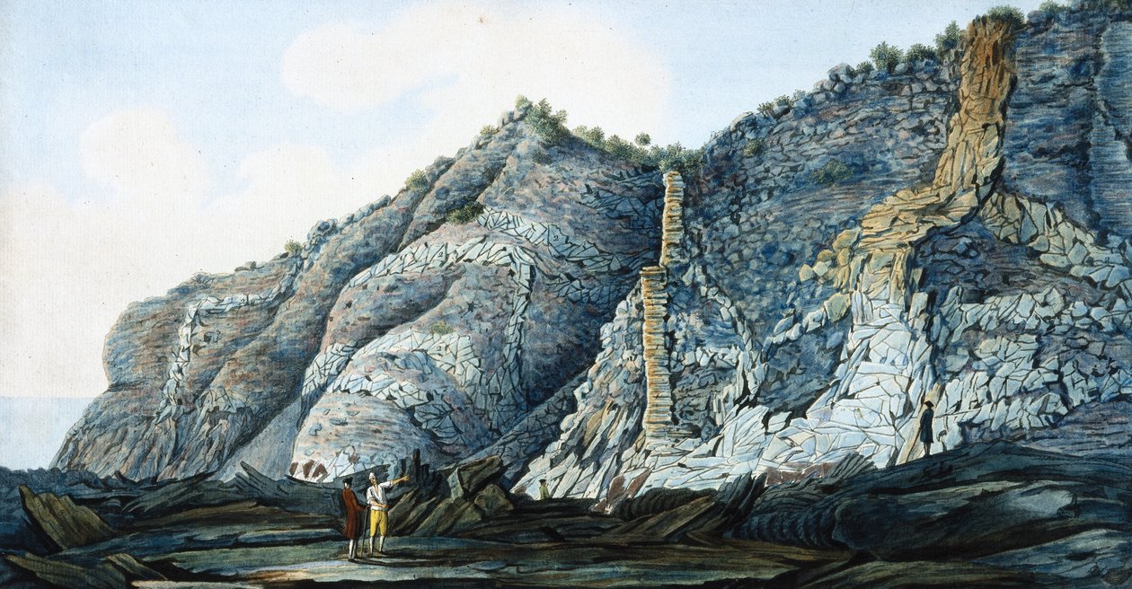 Konen av berget Somma, kungariket Neapel, ca 1776 av Unbekannt