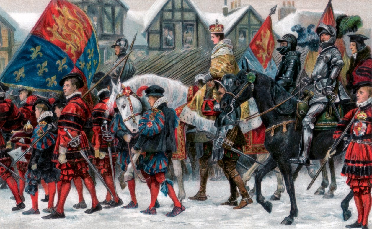 Kröningen av Edward VI, 20 februari 1547, 1902 av Unbekannt