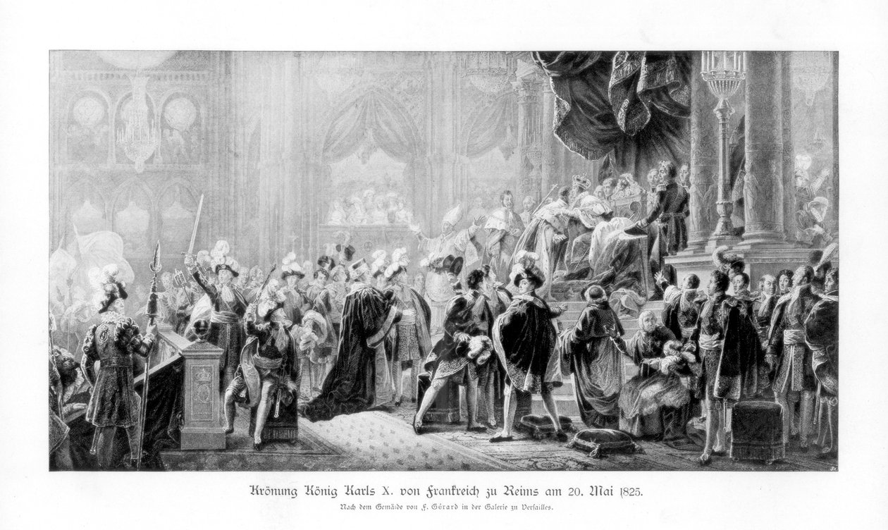 Kröningen av kung Karl X av Frankrike, Reims, 20 maj 1825 1900 av Unbekannt
