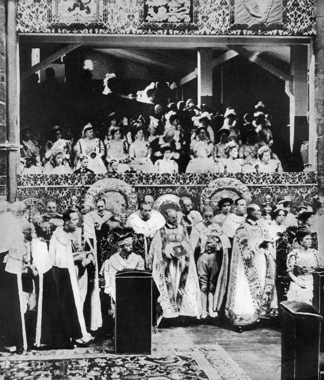 Kröningen av kung George V, Westminster Abbey, 22 juni 1911 av Unbekannt
