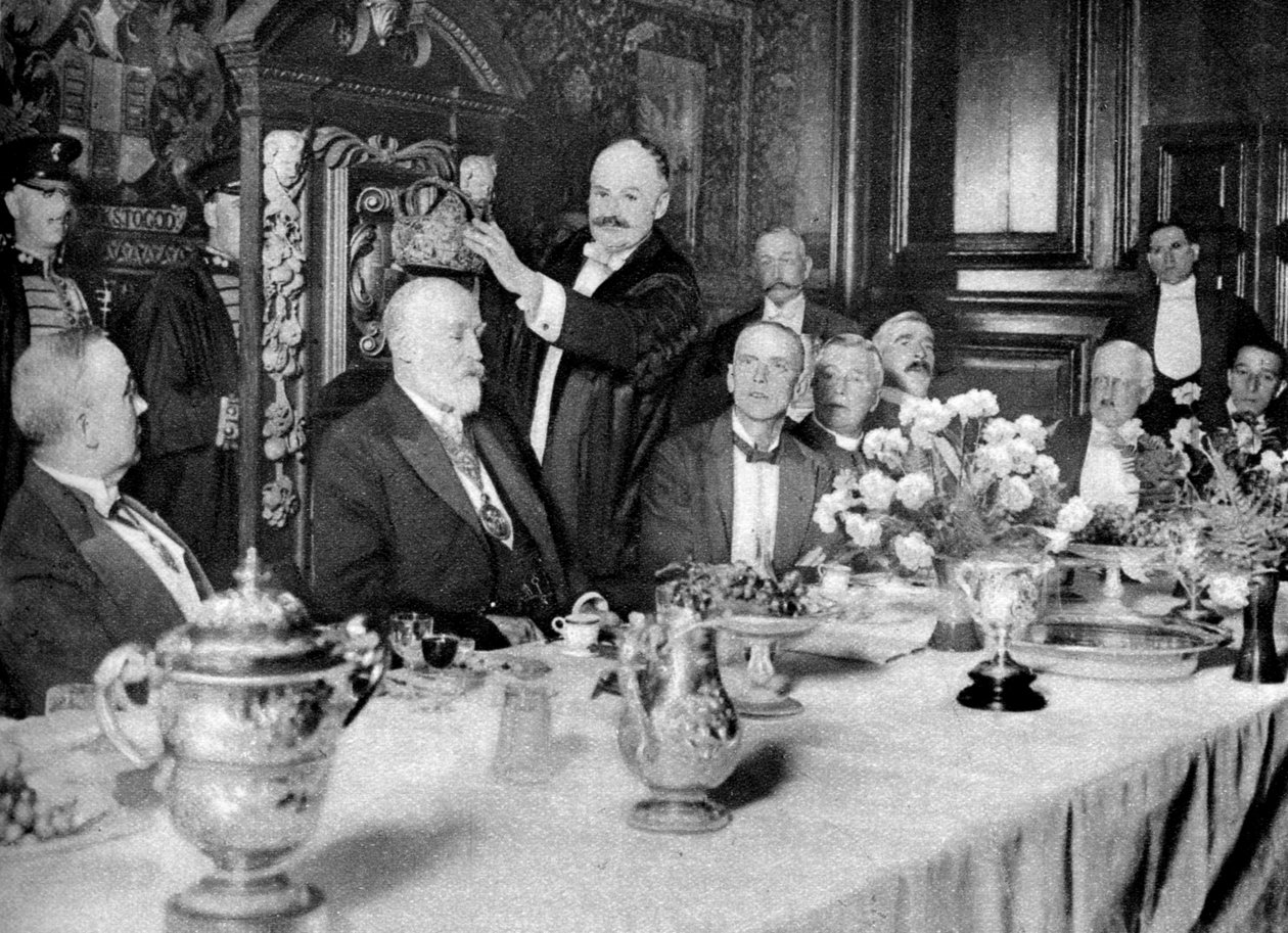 Kröningen av mästaren på Girdlers Company, London, 1926-1927 av Unbekannt