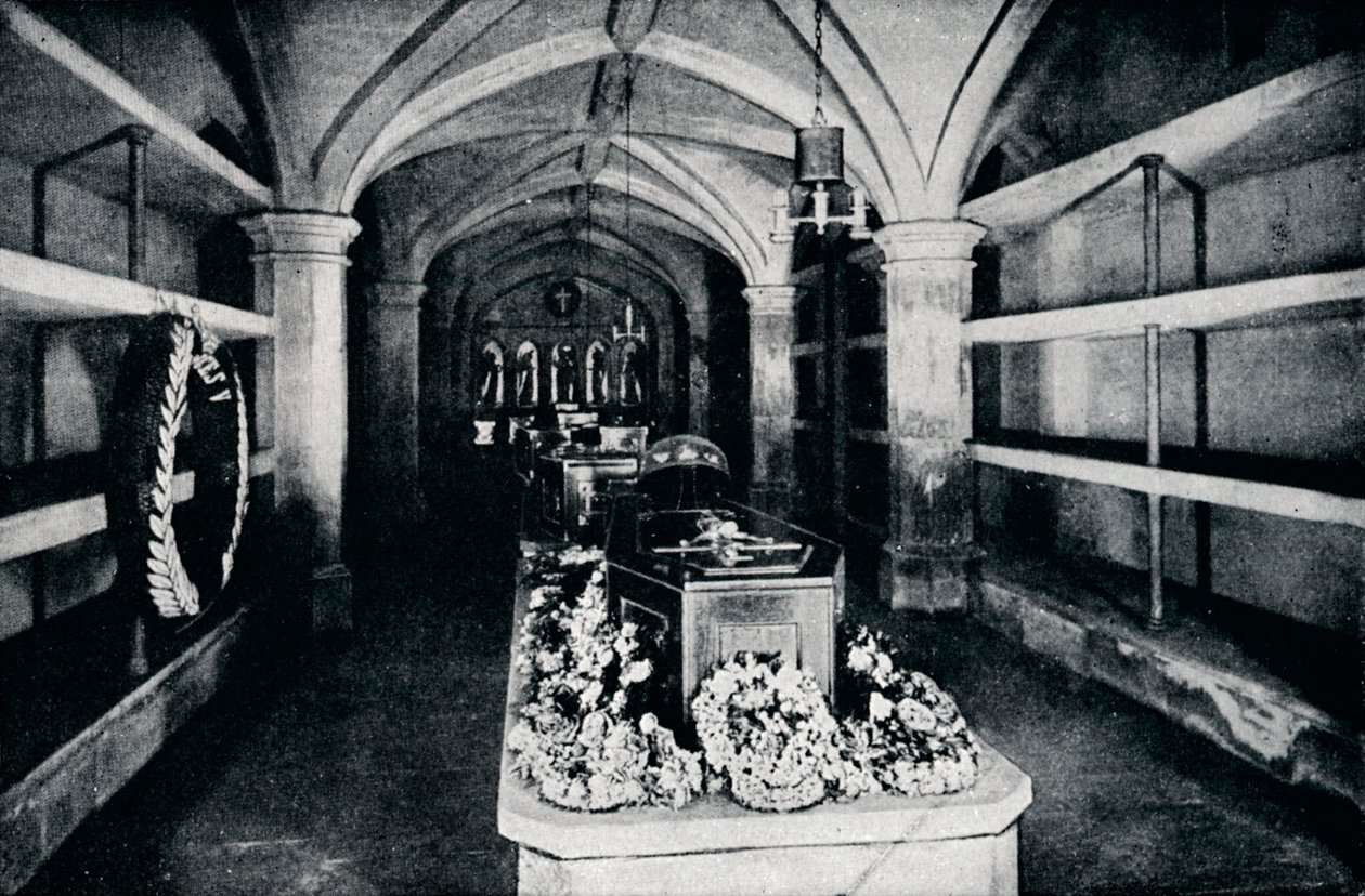 Kryptan under koret i St Georges Chapel, Windsor Castle, 1910 1911 av Unbekannt