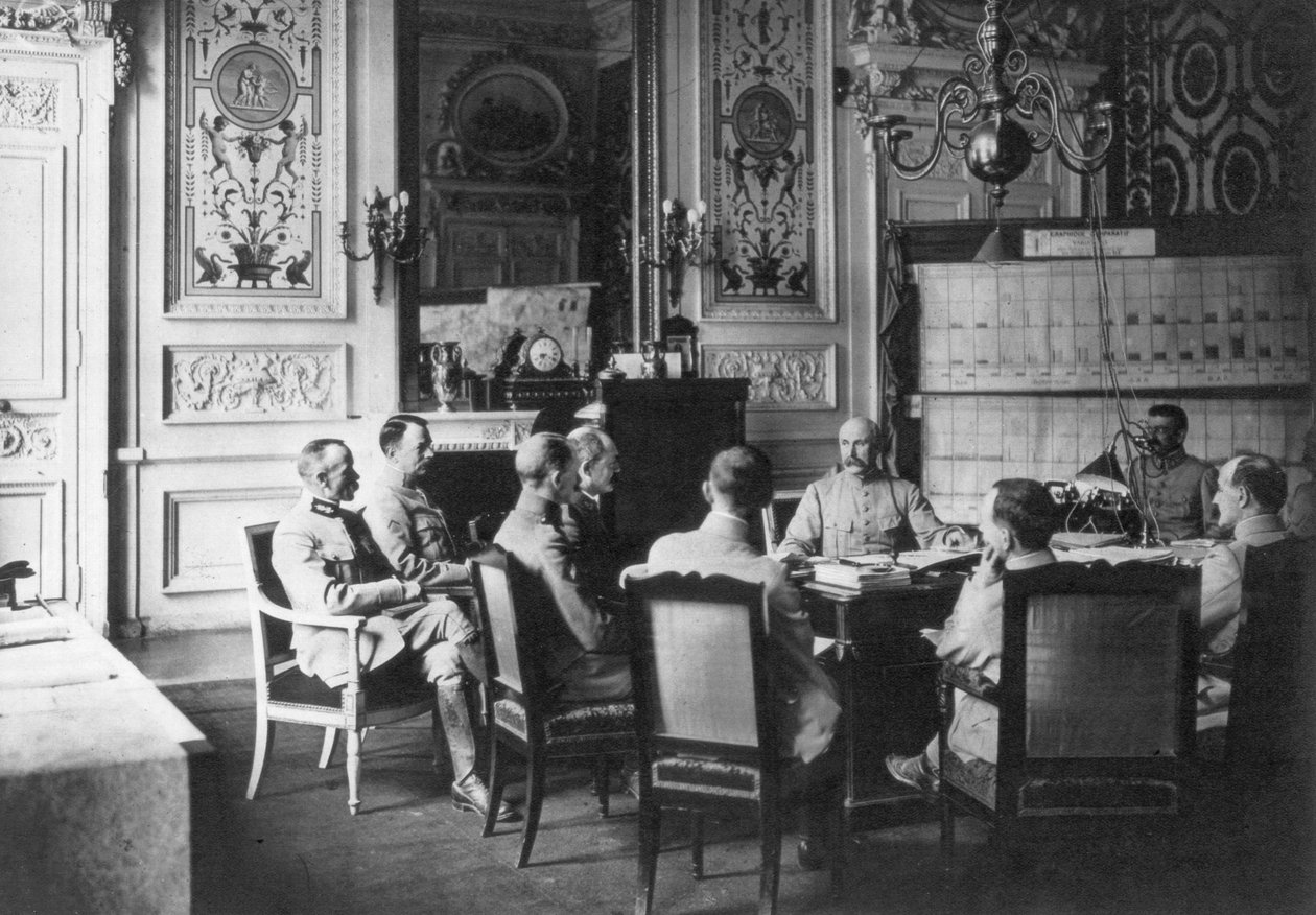 Dagsrapporten på den franske överbefälhavarens kontor, 1917 av Unbekannt
