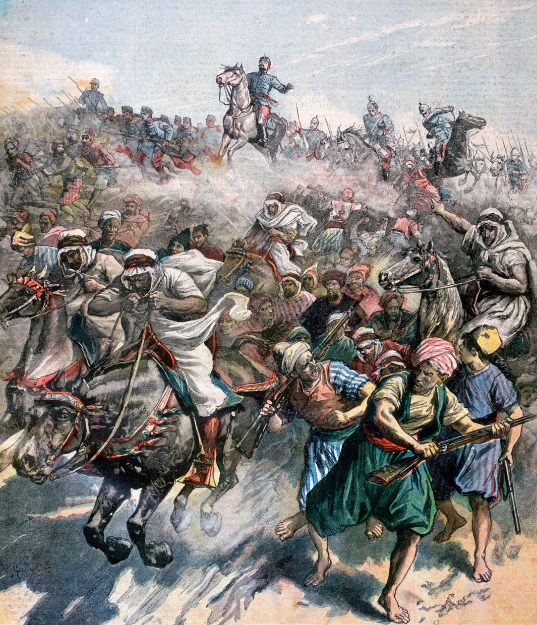 General Margallos död, Rif-kriget, Marocko, 1893 av Unbekannt