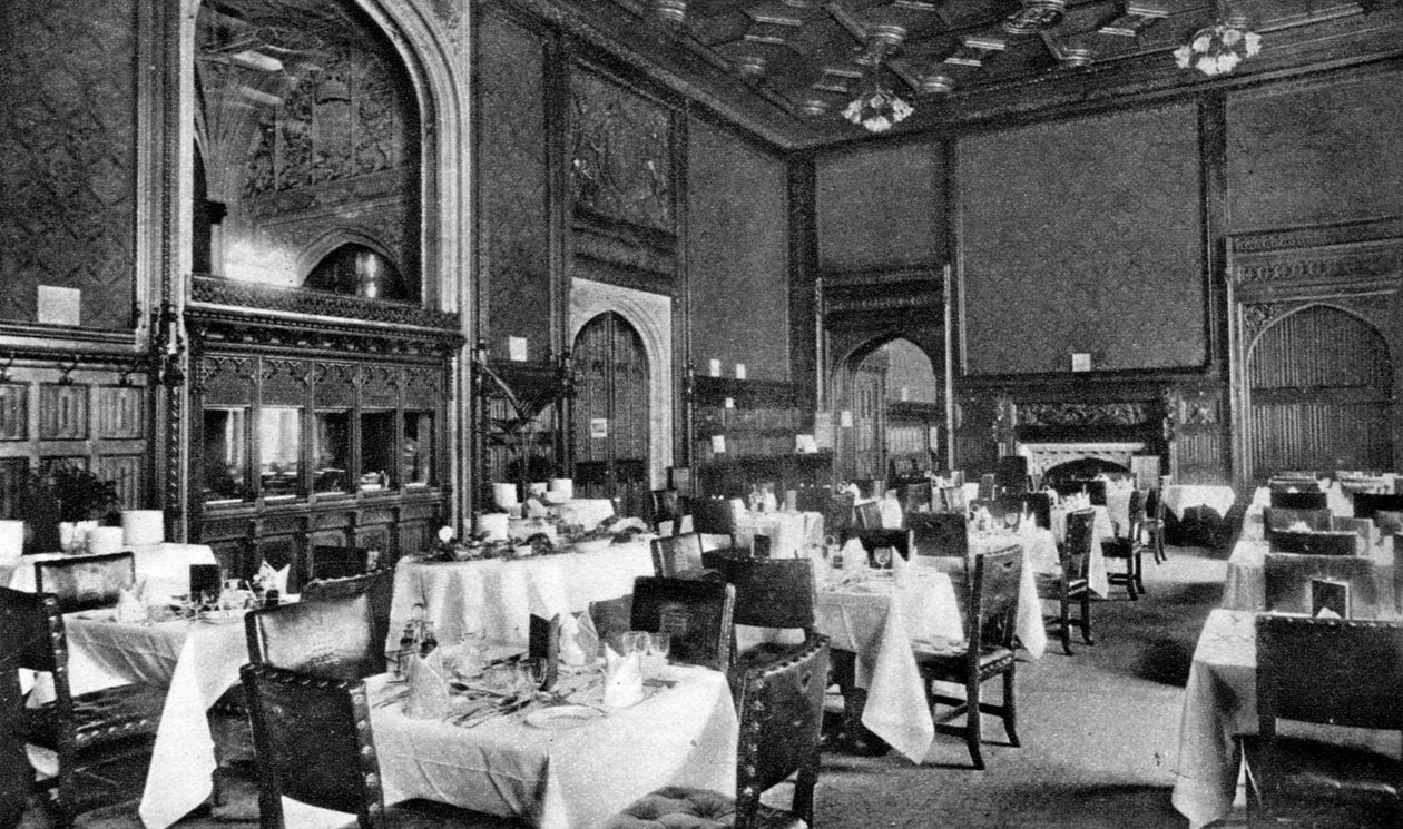 Matsalen i House of Commons, London, 1926-1927 av Unbekannt