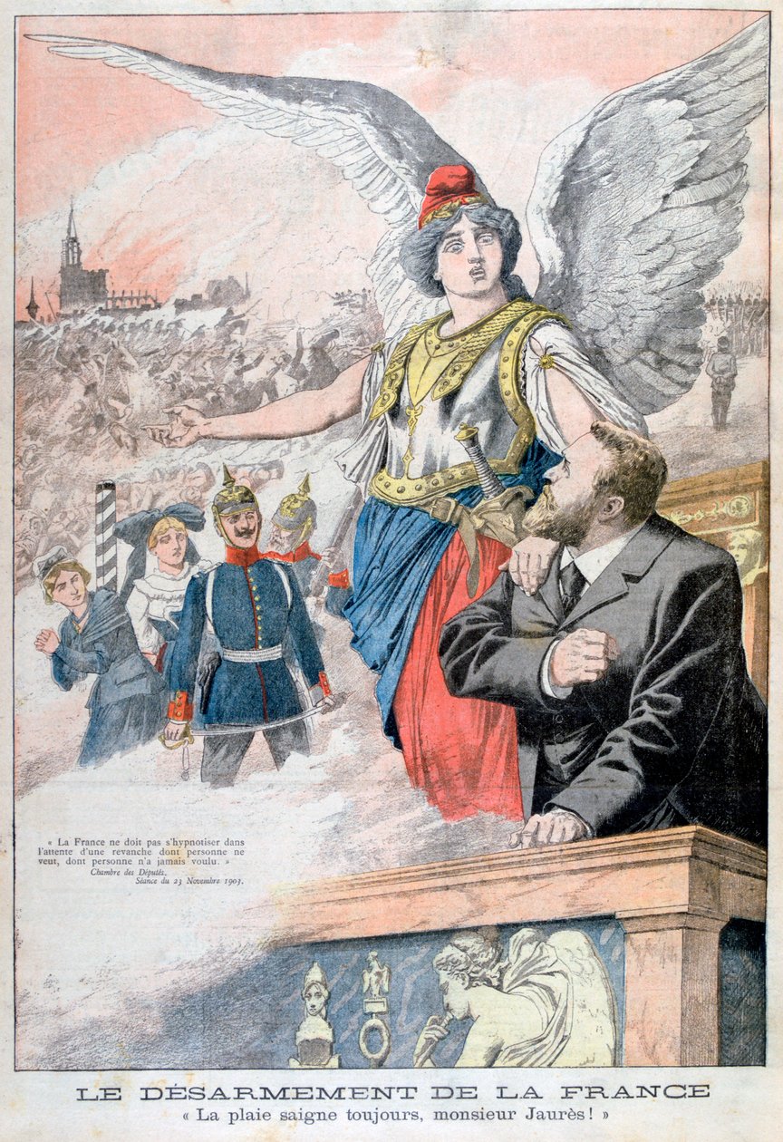 Nedrustningen av Frankrike, såret blöder alltid, herr Jaures!, 1903 av Unbekannt