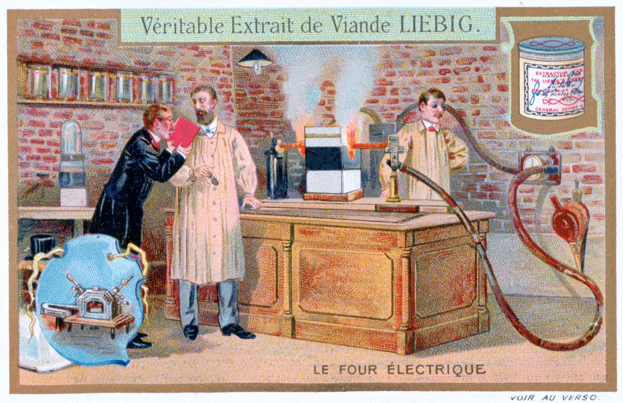 Den elektriska ugnen, 1890-1910 av Unbekannt