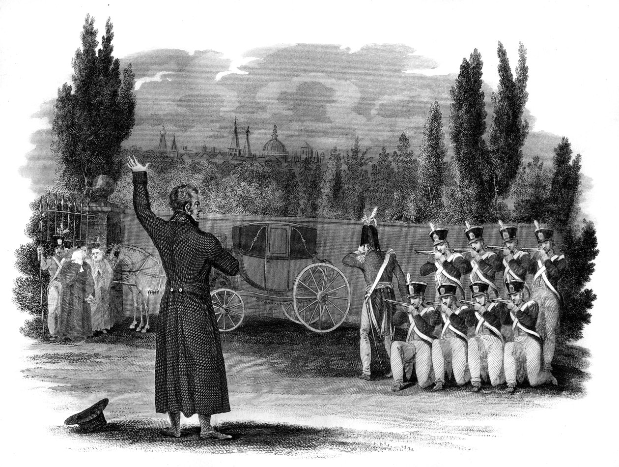 Avrättningen av marskalk Ney, Frankrike, 1816 av Unbekannt