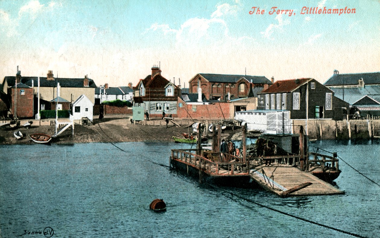 Färjan i Littlehampton, West Sussex, 1907 av Unbekannt