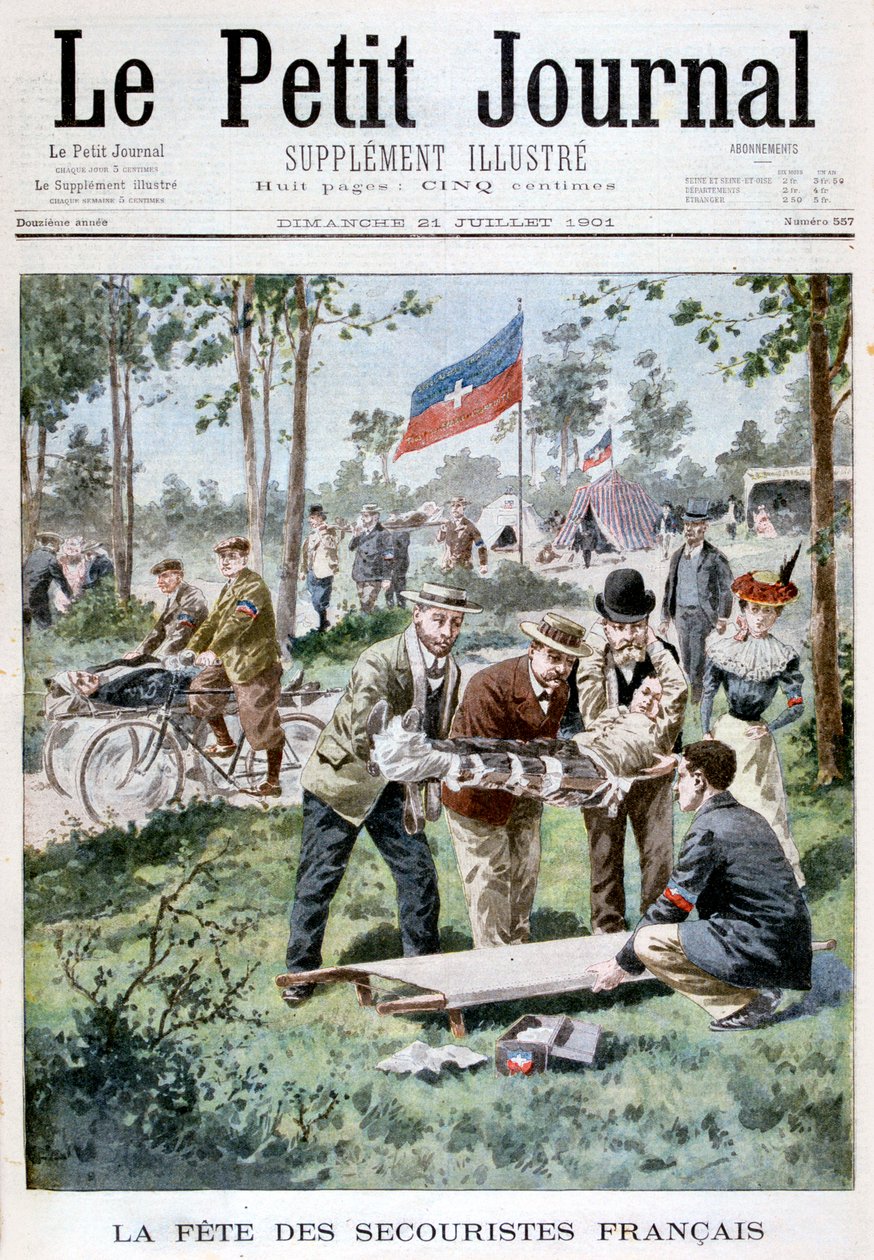 Festen för första hjälpen-arbetarna, 1901 av Unbekannt
