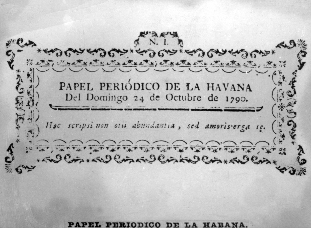 Den första tryckta tidningen, 1790-1804, 1920-talet av Unbekannt