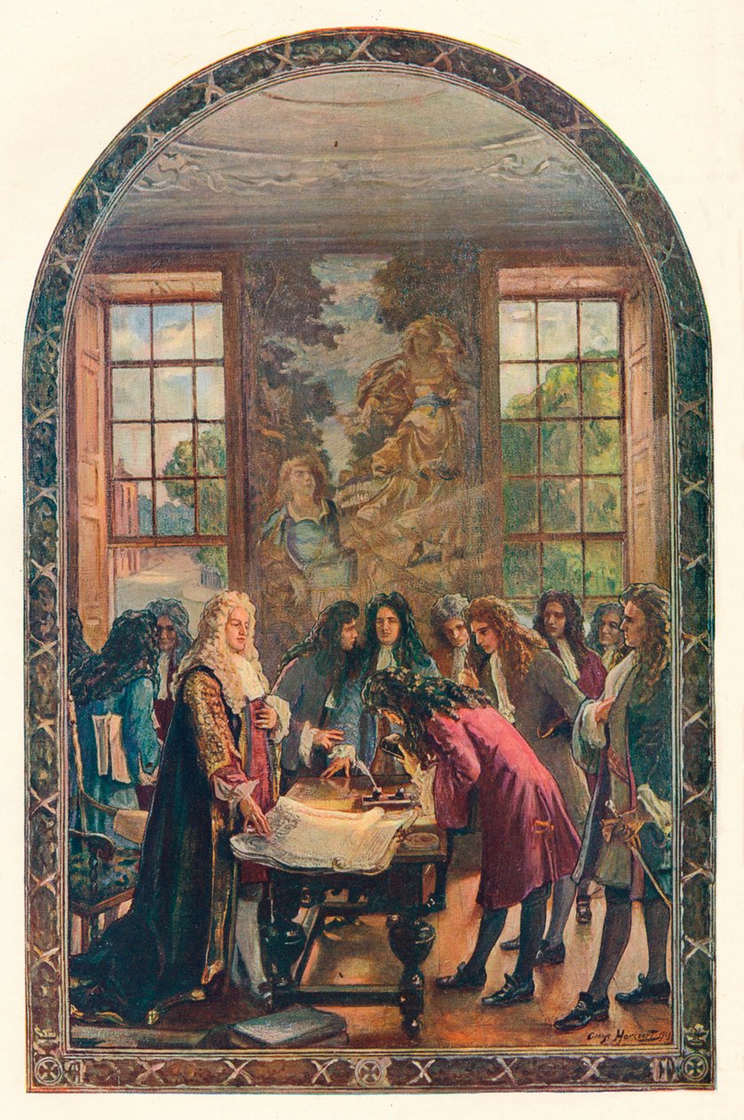 Grundandet av Bank of England, 1694 1905. av Unbekannt
