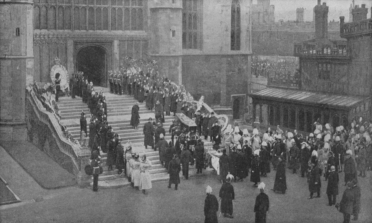 Drottning Victorias begravning, 1901 1909. av Unbekannt