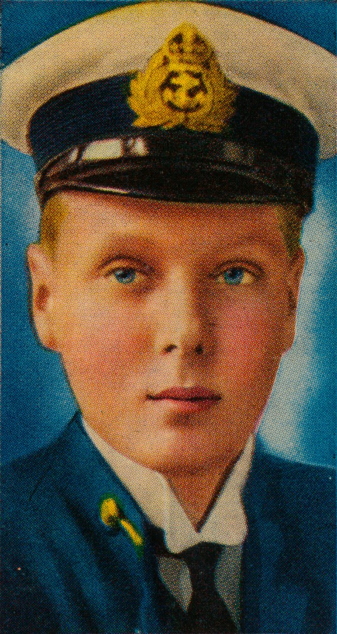 Den blivande kungen Edward VIII när han var kadett i Royal Navy, c1907-c1910 1935 av Unbekannt