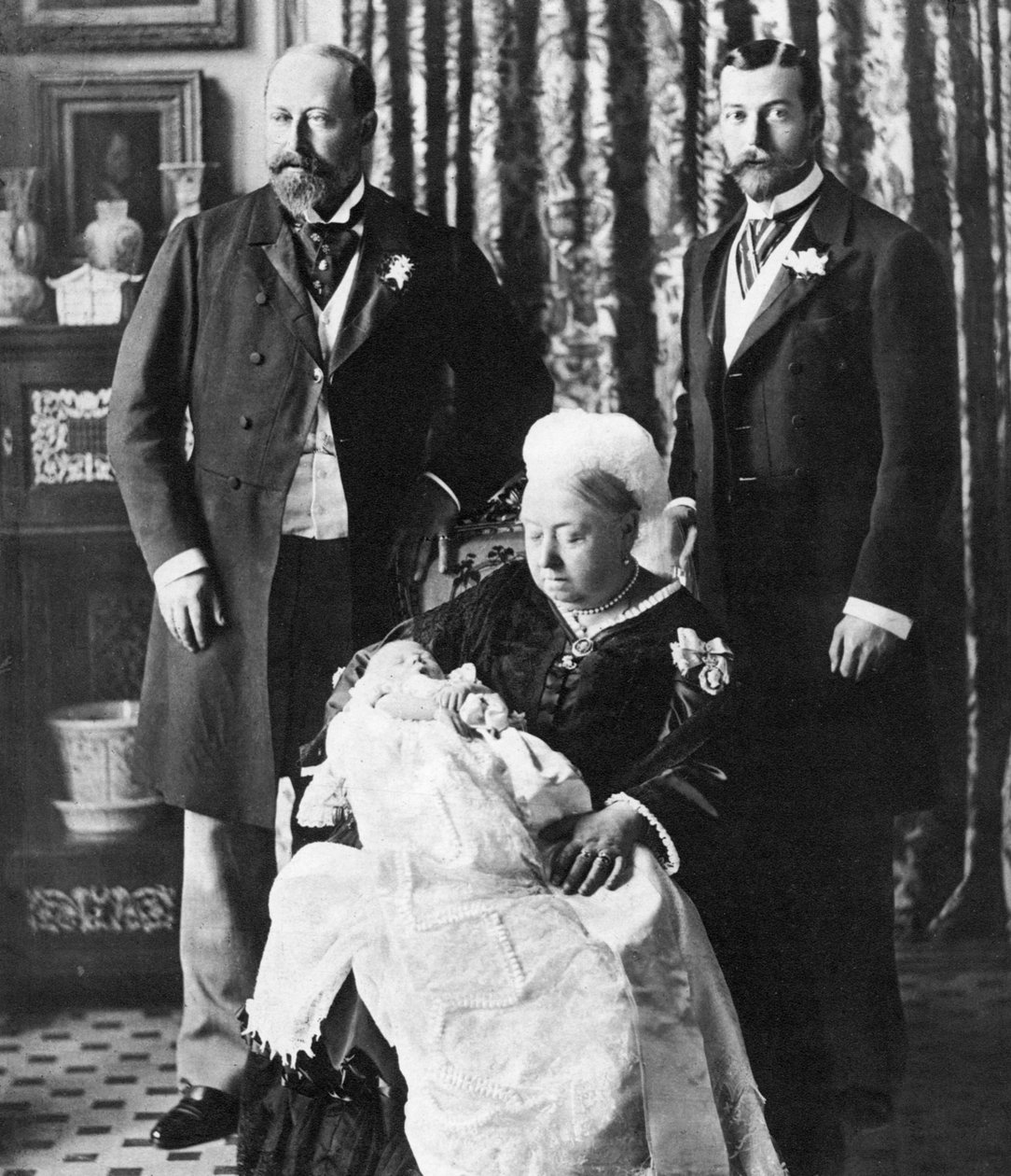 Den blivande kung Edward VIII:s dopdag, 16 juli 1894 av Unbekannt