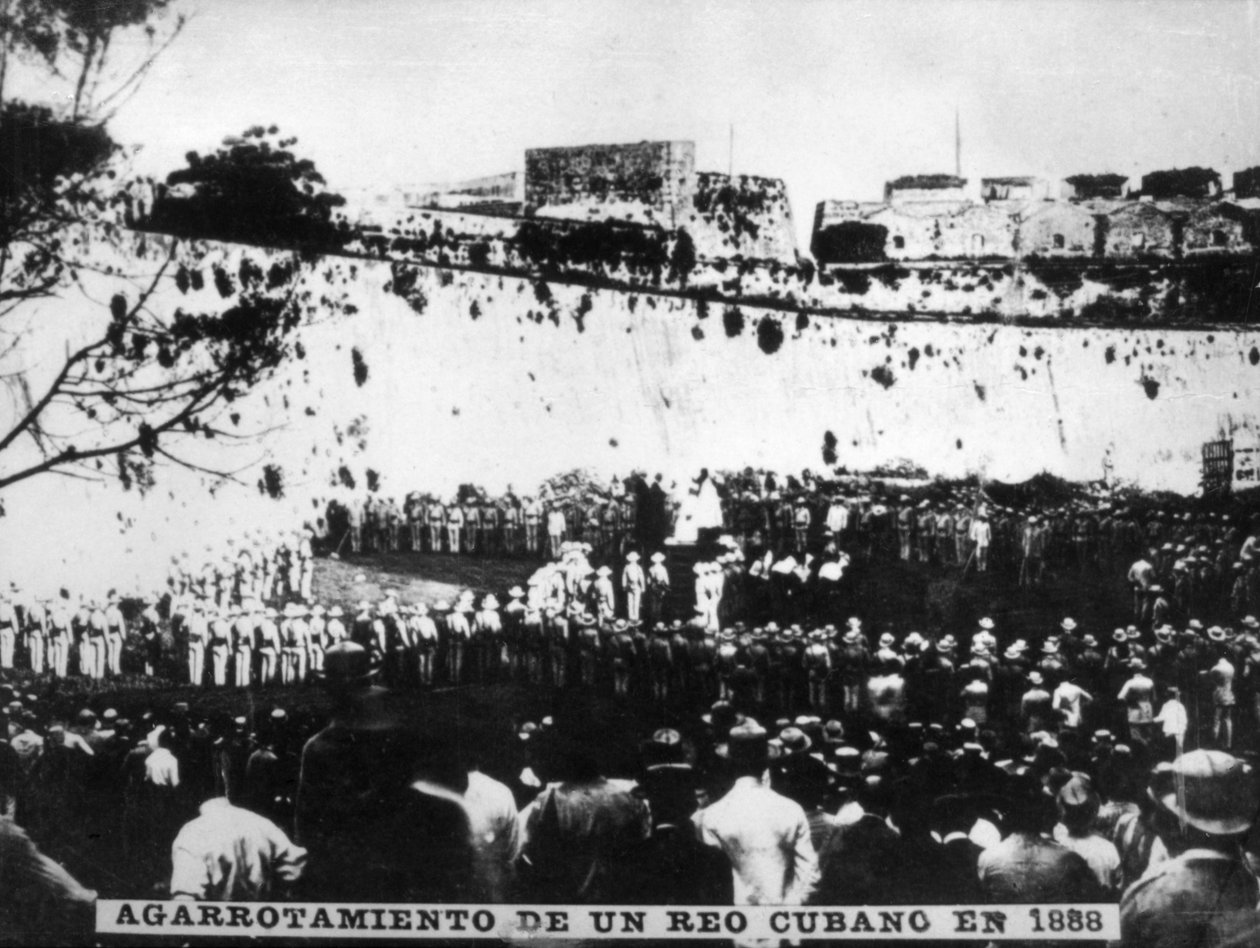 En fånges garrotte, 1888, 1920-talet av Unbekannt