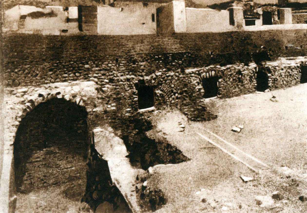 Den stora terrassen på criptoportico, Pompeji, Italien, c1900-talet av Unbekannt