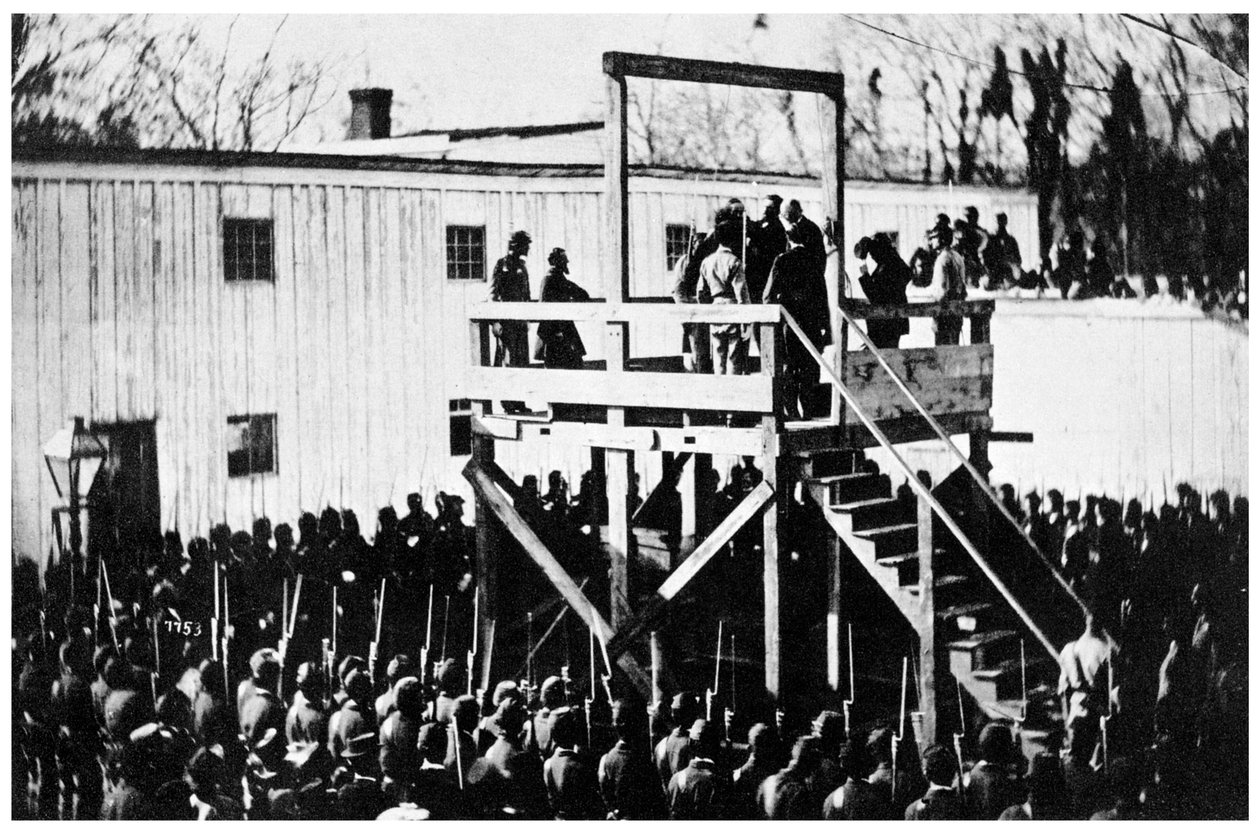 Hängningen av Henry Wirz, Washington DC, USA, 1865 1955 av Unbekannt