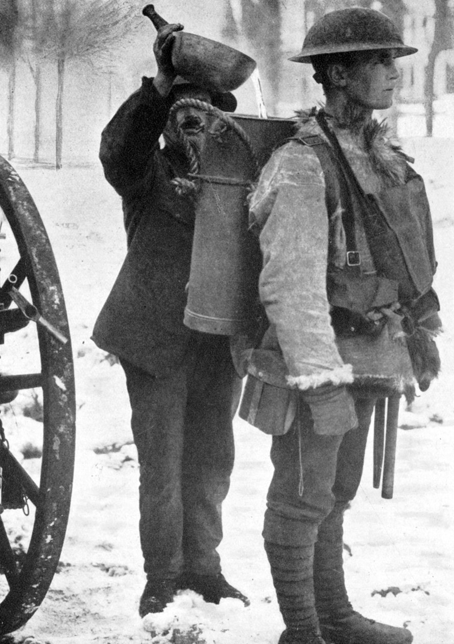 Den heta soppmannen vid fronten, första världskriget, 1916, c1920 av Unbekannt