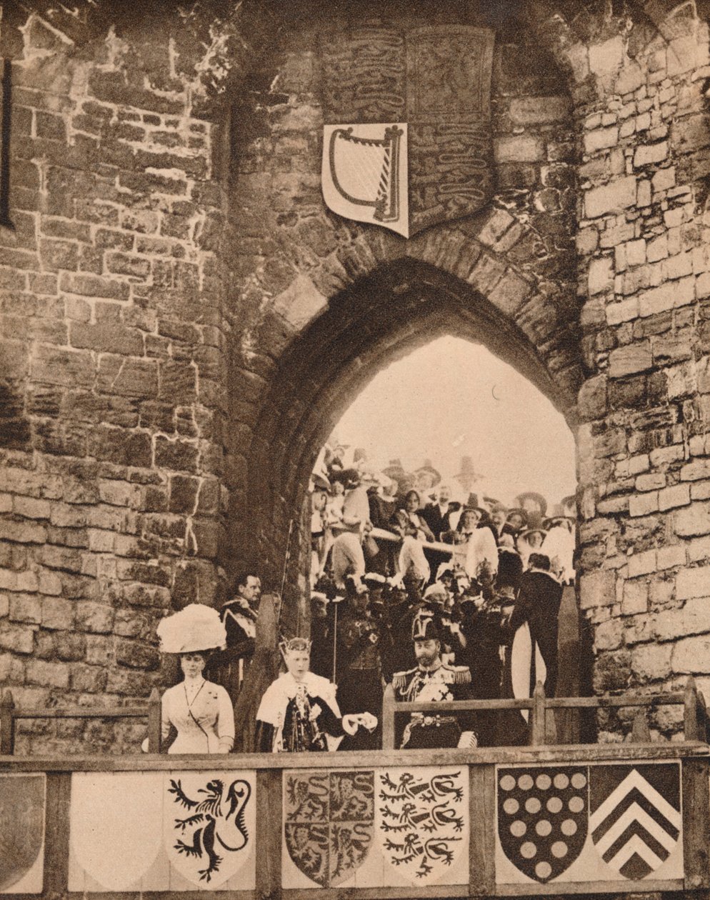 Prinsen av Wales investering vid Caernarvon Castle, 13 juli 1911 1935 av Unbekannt