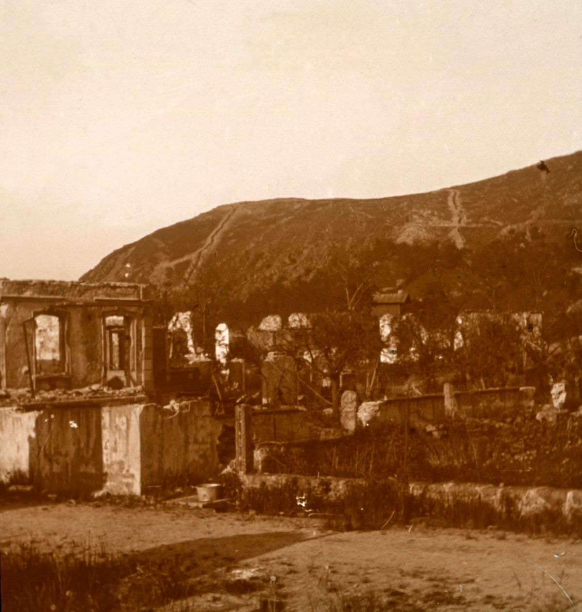 Kiosken, Metzeral, norra Frankrike, c1914-c1918 av Unbekannt