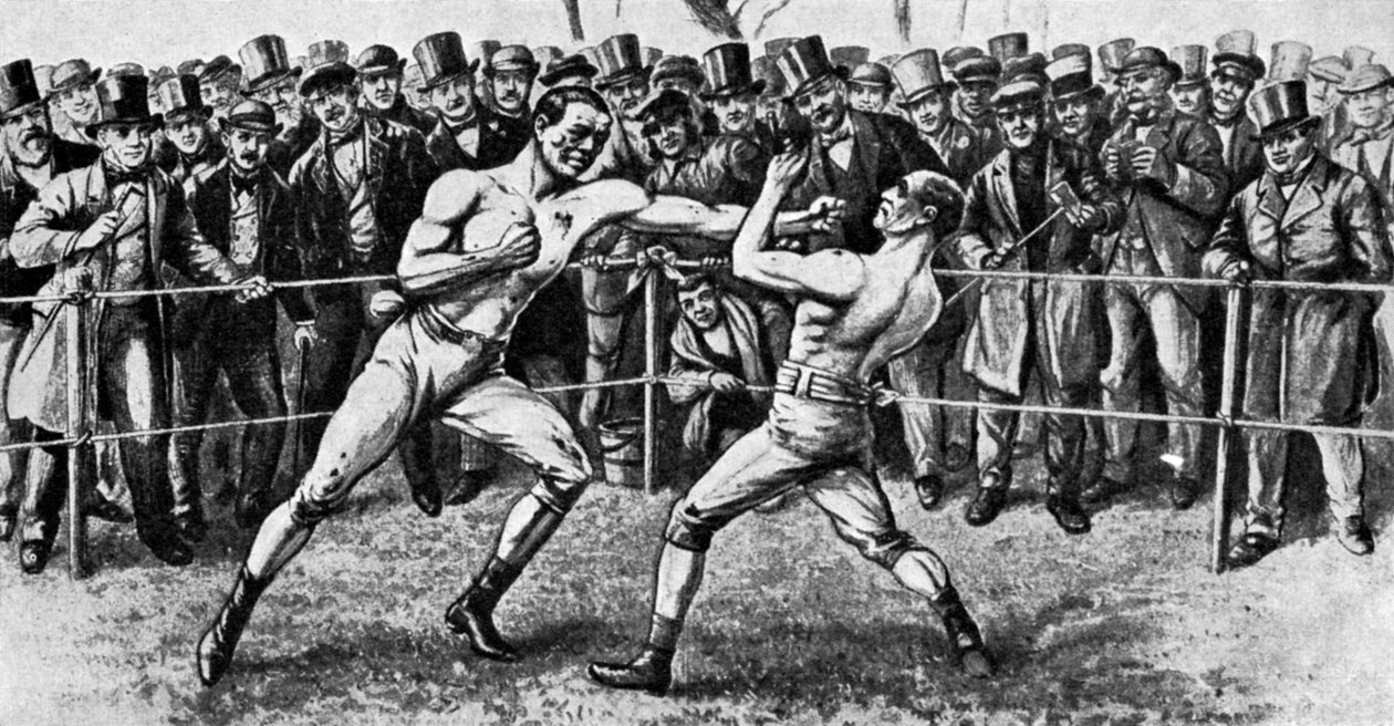 Den sista striden med bara knogarna, Farnborough, Hampshire, 17 april 1860 1951 av Unbekannt